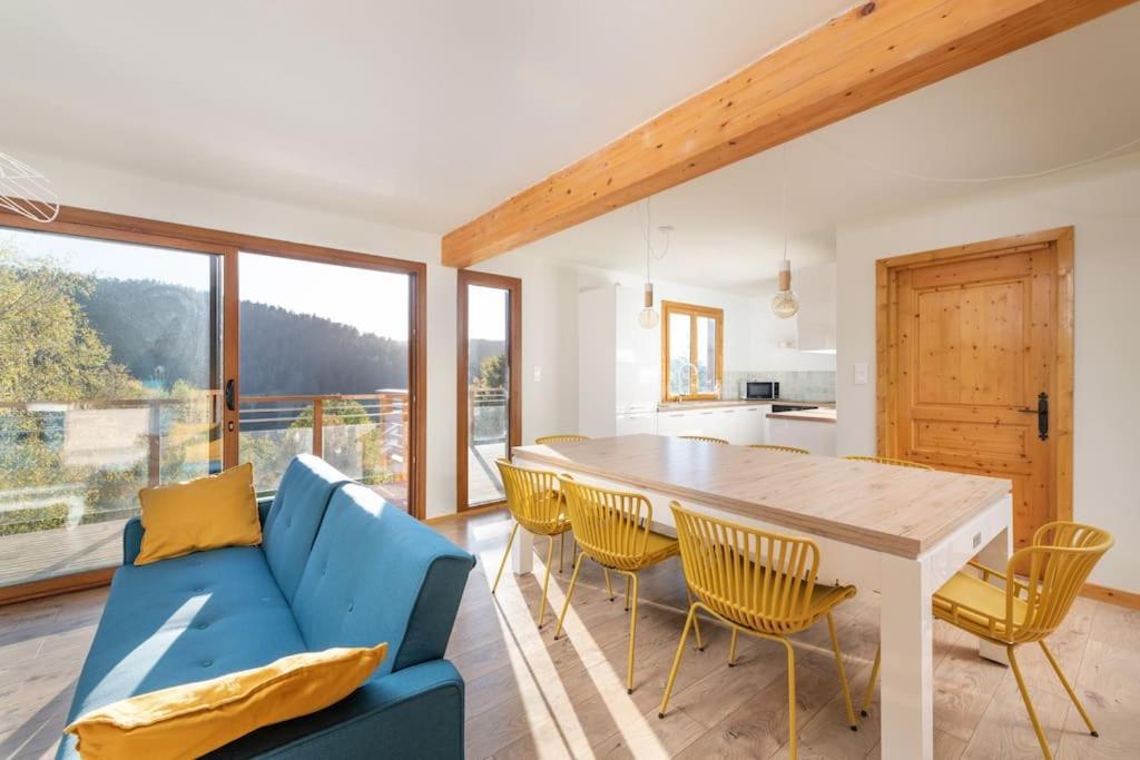 Ban-sur-Meurthe-Clefcy Le Cerf, Chalet Cocooning Avec Piscine Et Billard מראה חיצוני תמונה